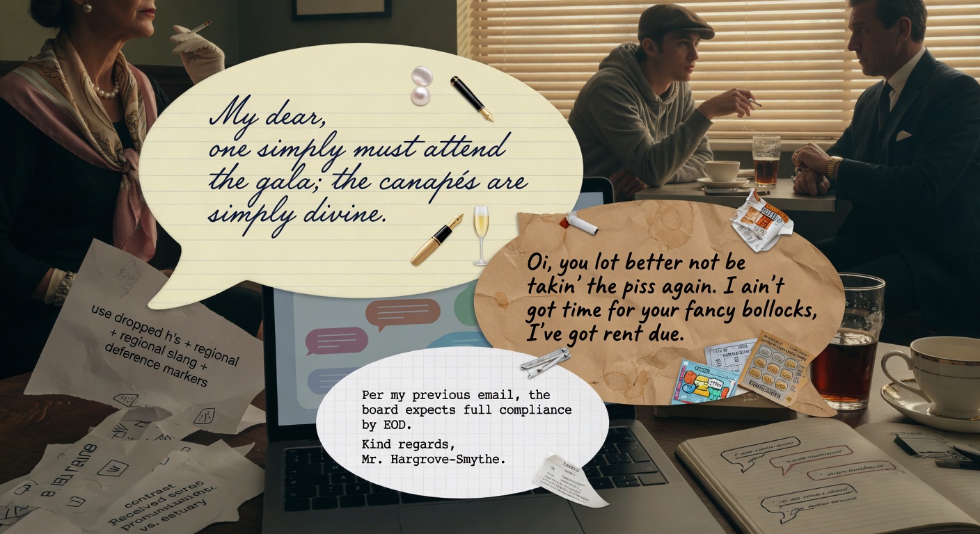 How to Use AI to Write Dialogue That Reveals Class and Status