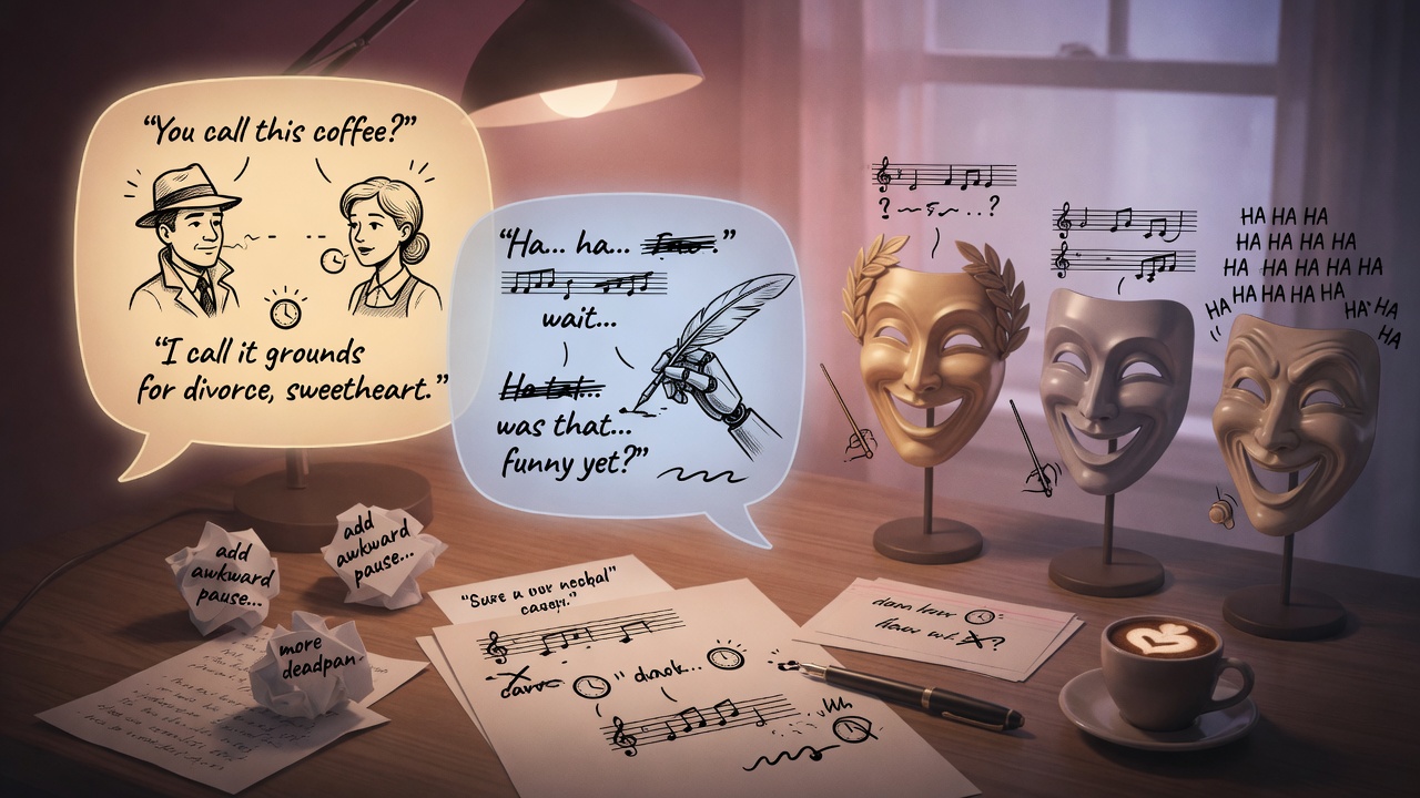 Which AI Model Writes Comedic Banter and Timing Best