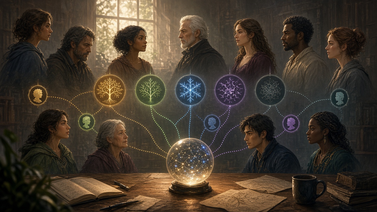 Which AI Model Sustains a Long Multi-POV Ensemble Cast Best