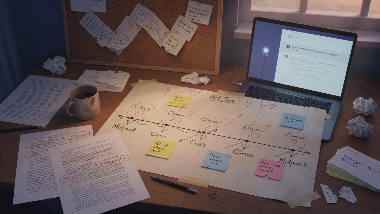 How to Use AI to Stress-Test Your Act Two Turning Points