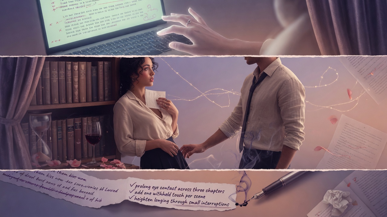 How to Use AI to Write Romance Tension Without Rushing the Slow Burn
