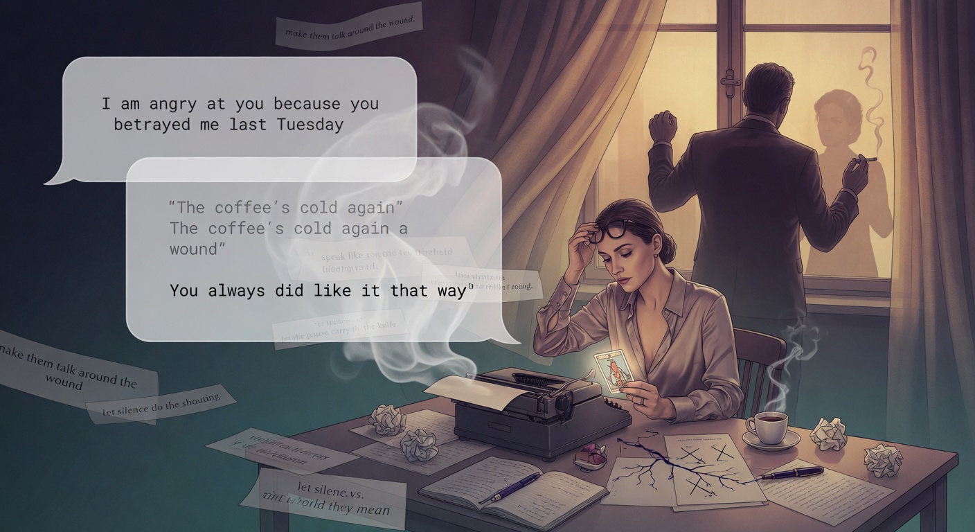 How to Prompt AI to Write Subtext-Heavy Dialogue