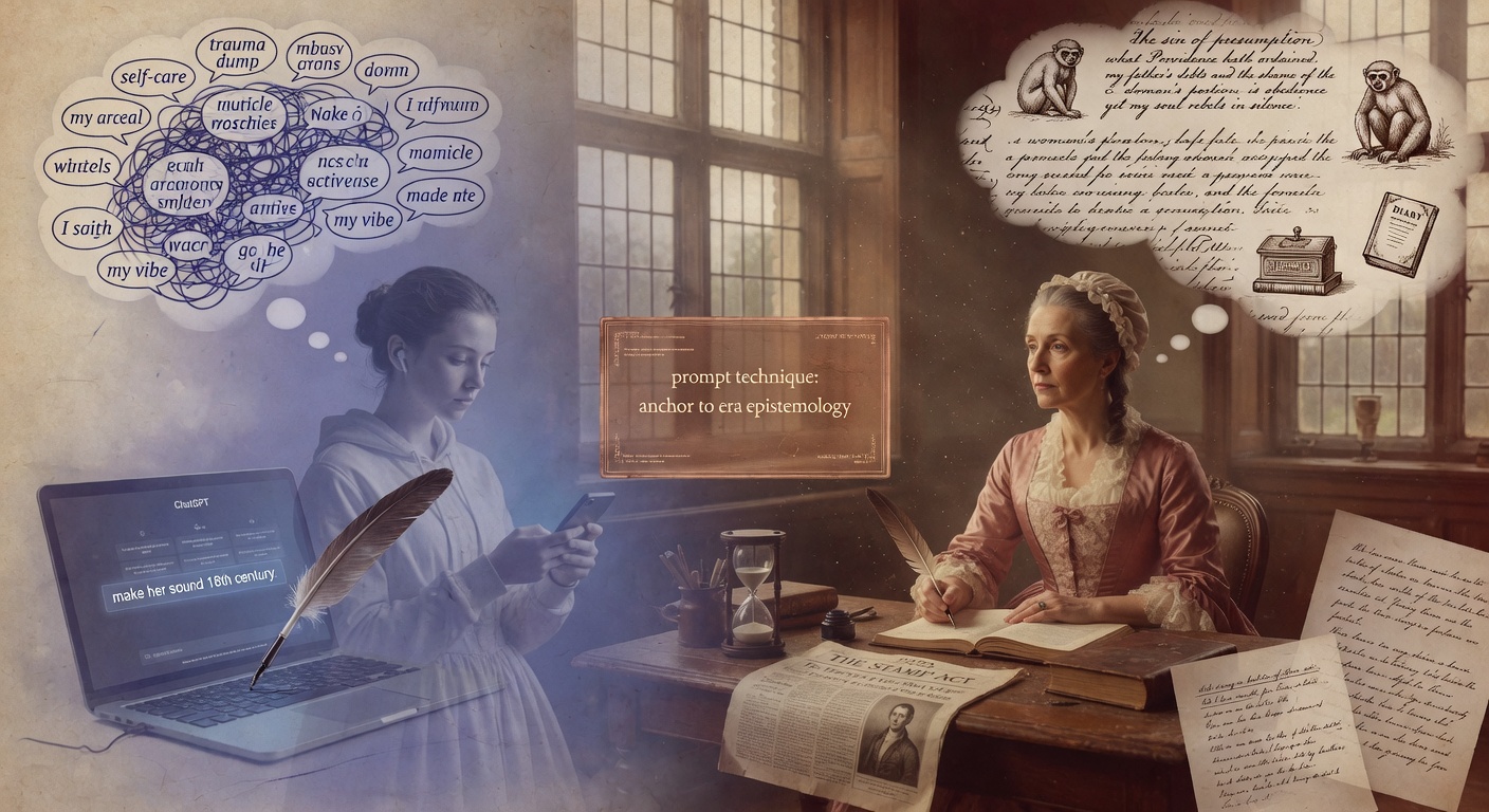 How to Use AI to Write Characters Who Think in a Different Era
