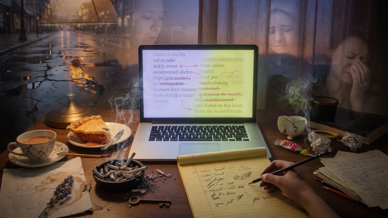 How to Use AI to Write a Scene Through Competing Senses