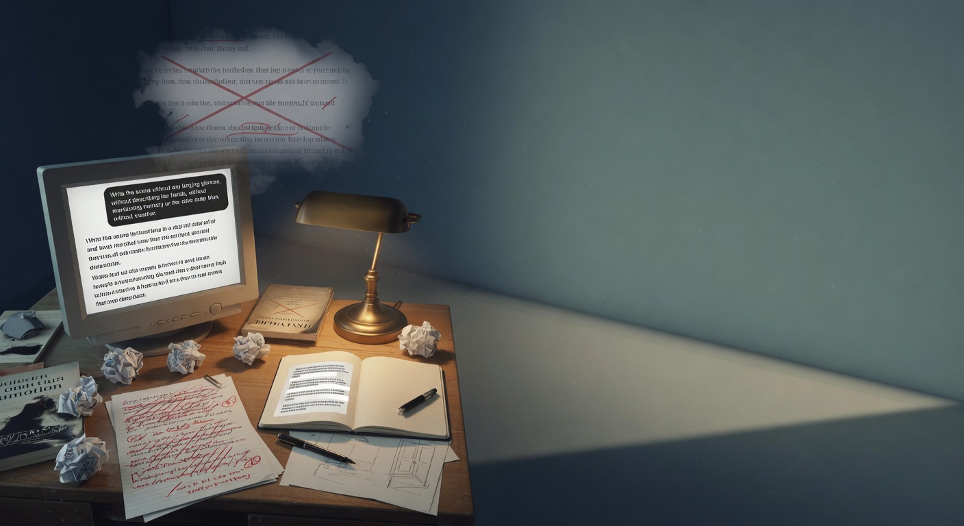 How to Use Negative Space Prompting to Sharpen AI Prose