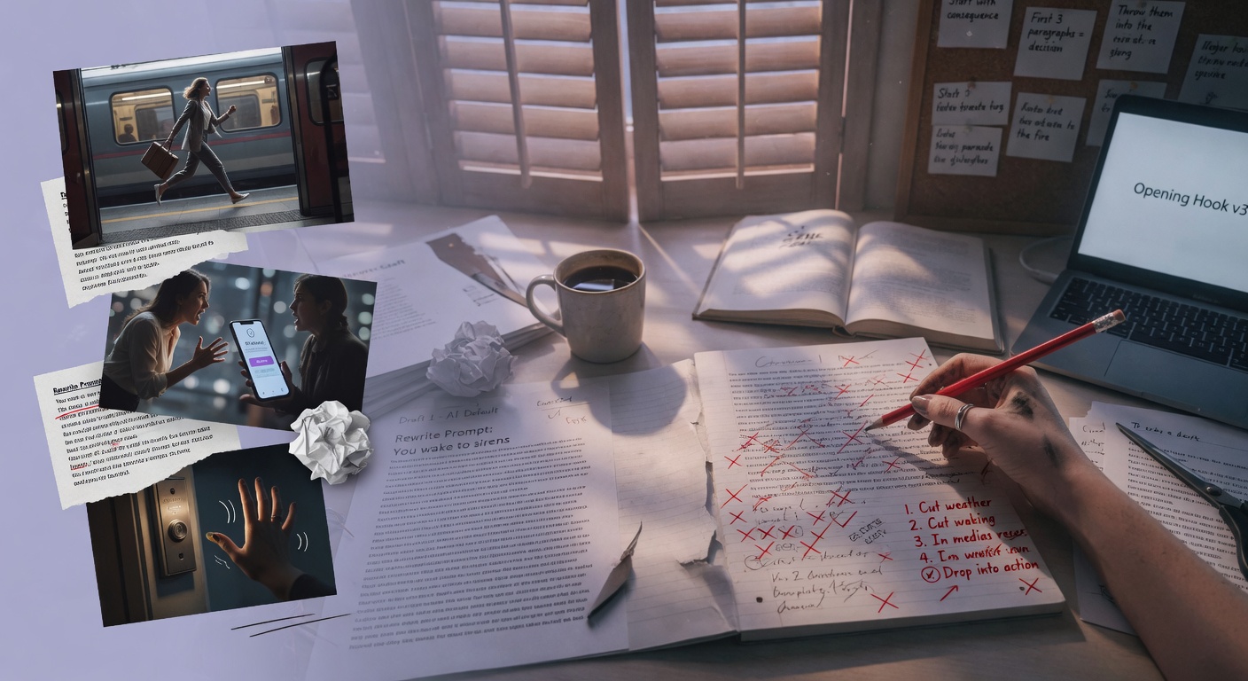 Opening Hooks for AI Drafts: Fix the First Page Fast