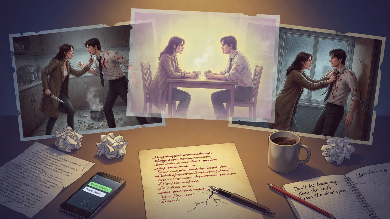 How to Stop AI from Resolving Conflict Too Early in a Scene