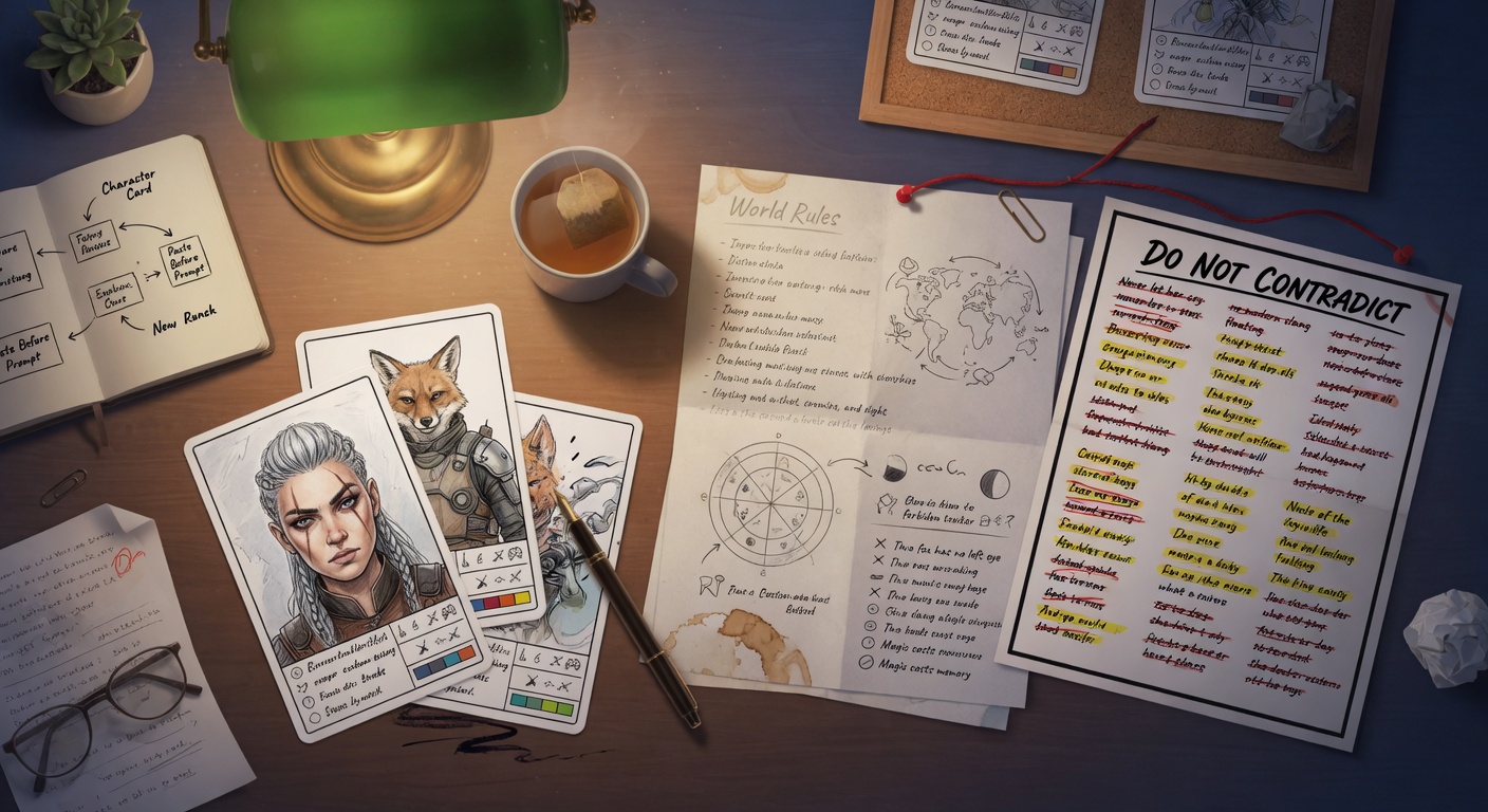 How to Build a Story Bible That AI Models Actually Follow