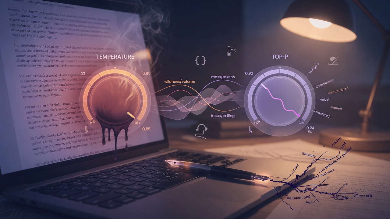 Temperature vs. Top-P: Tuning Both Settings for Fiction Prose Control