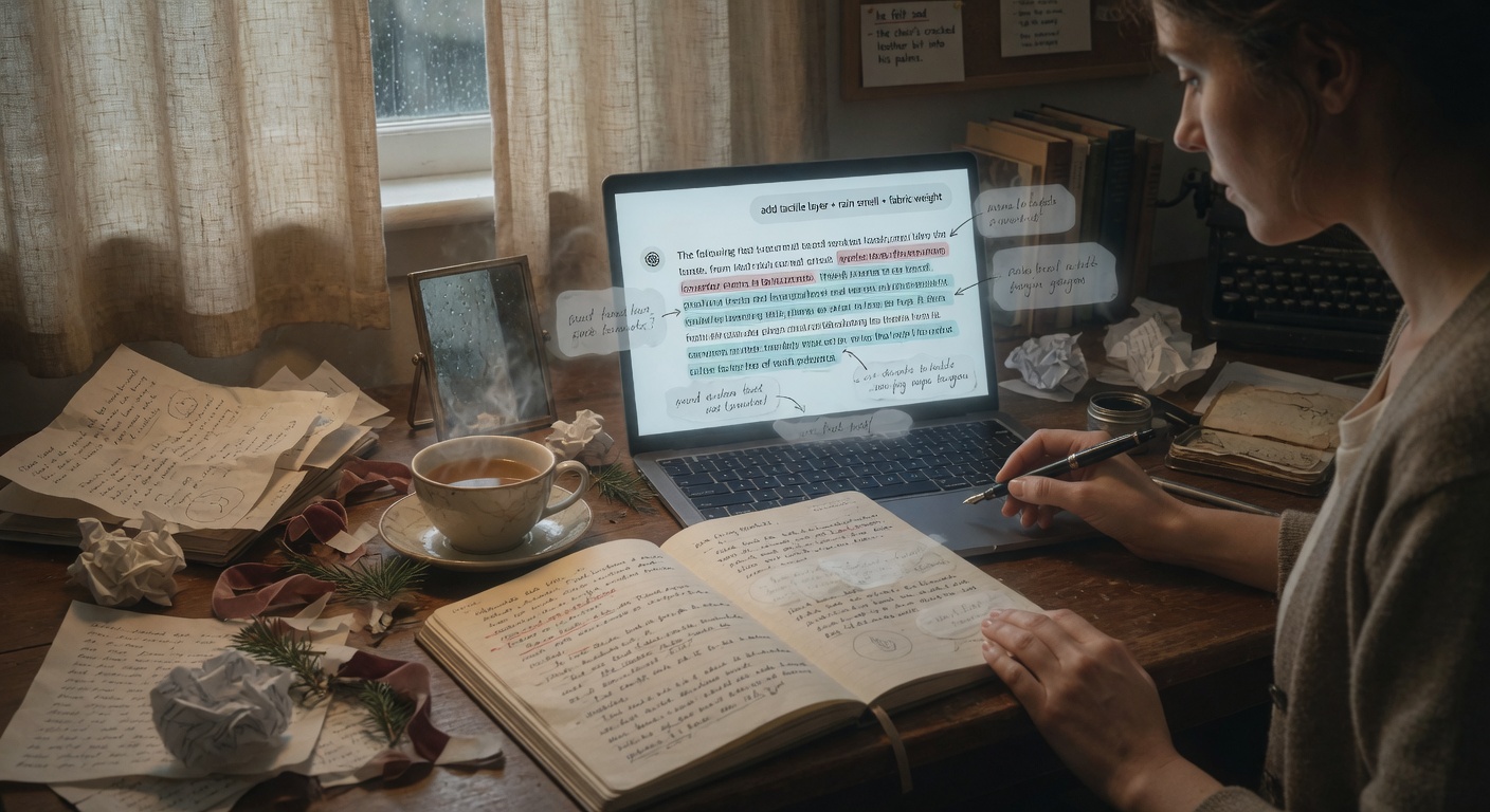 Using AI to Fix Flat Scenes by Layering Sensory Debt