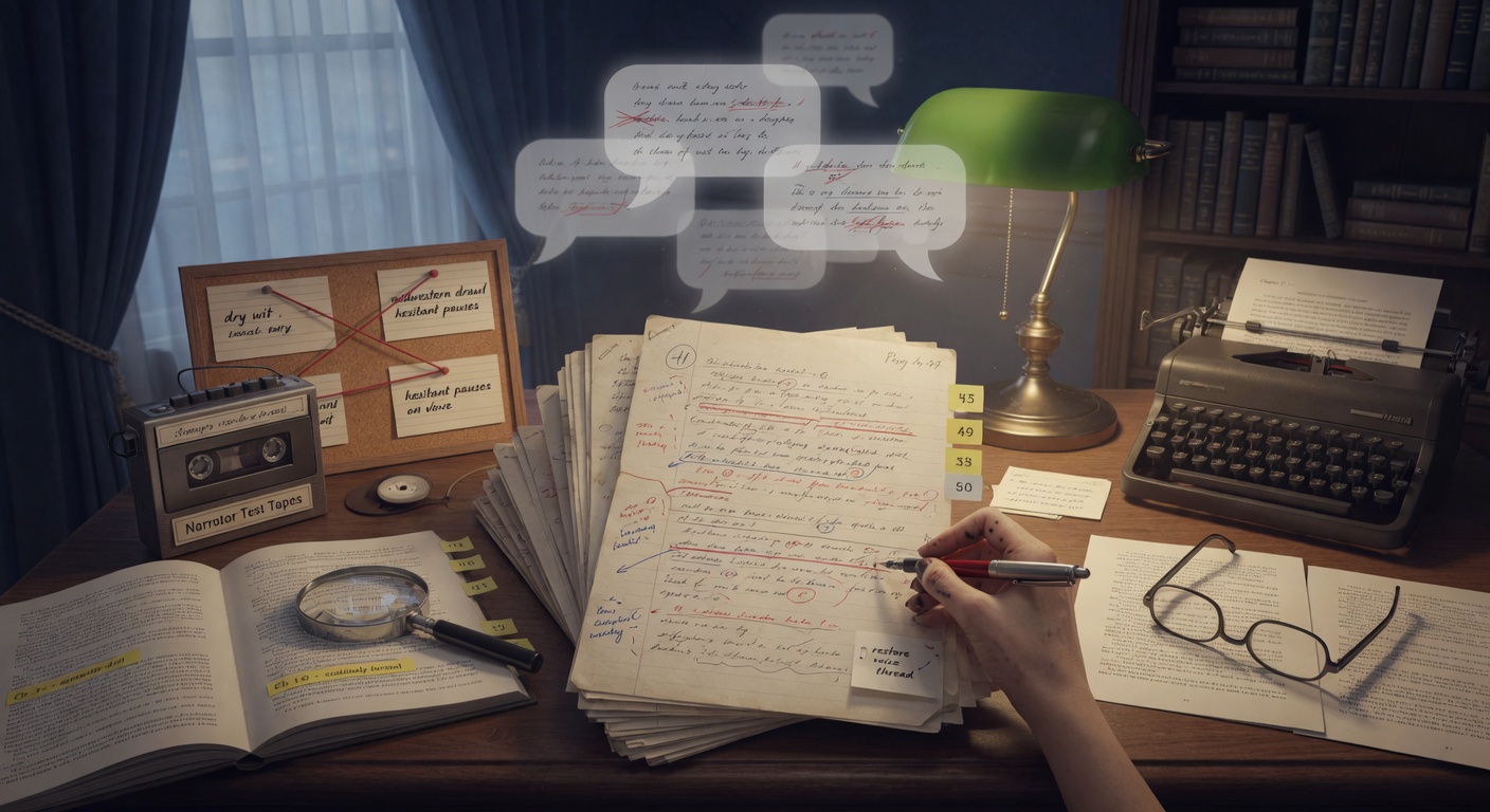 How to Run a Voice Consistency Edit on Your AI-Drafted Novel