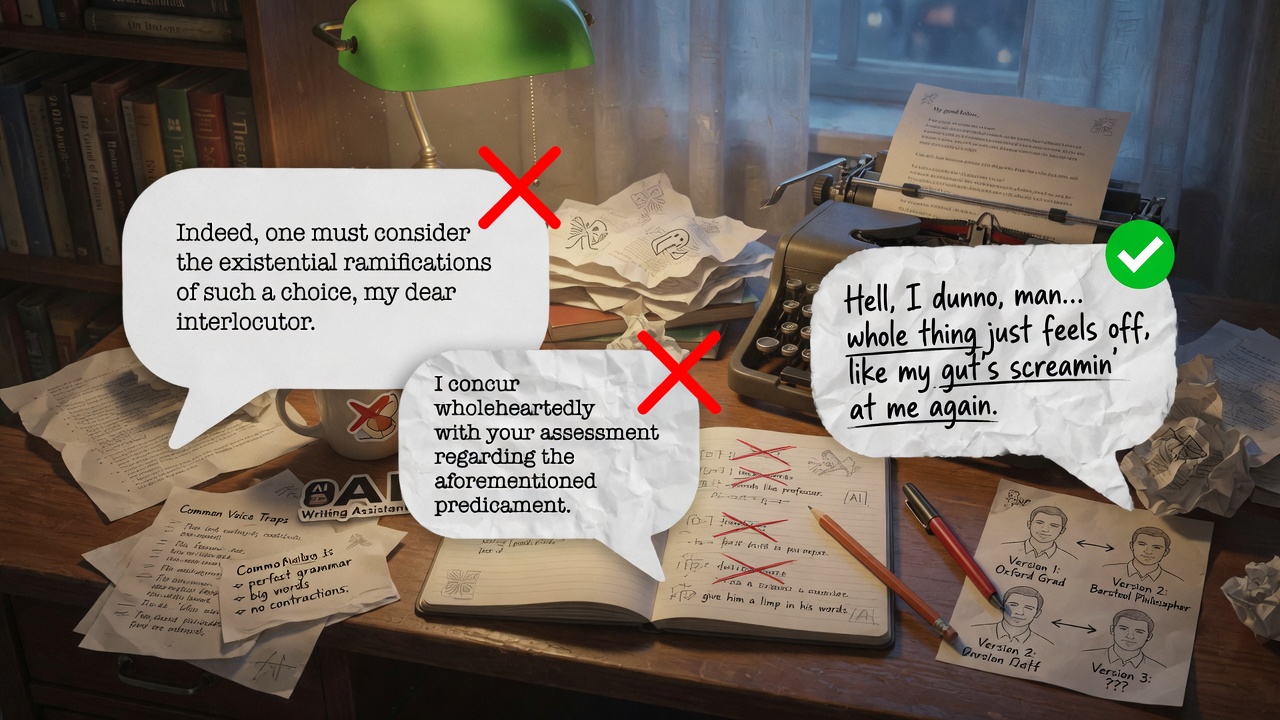 Why AI Characters All Sound Educated: A Fix for Voice Flatness