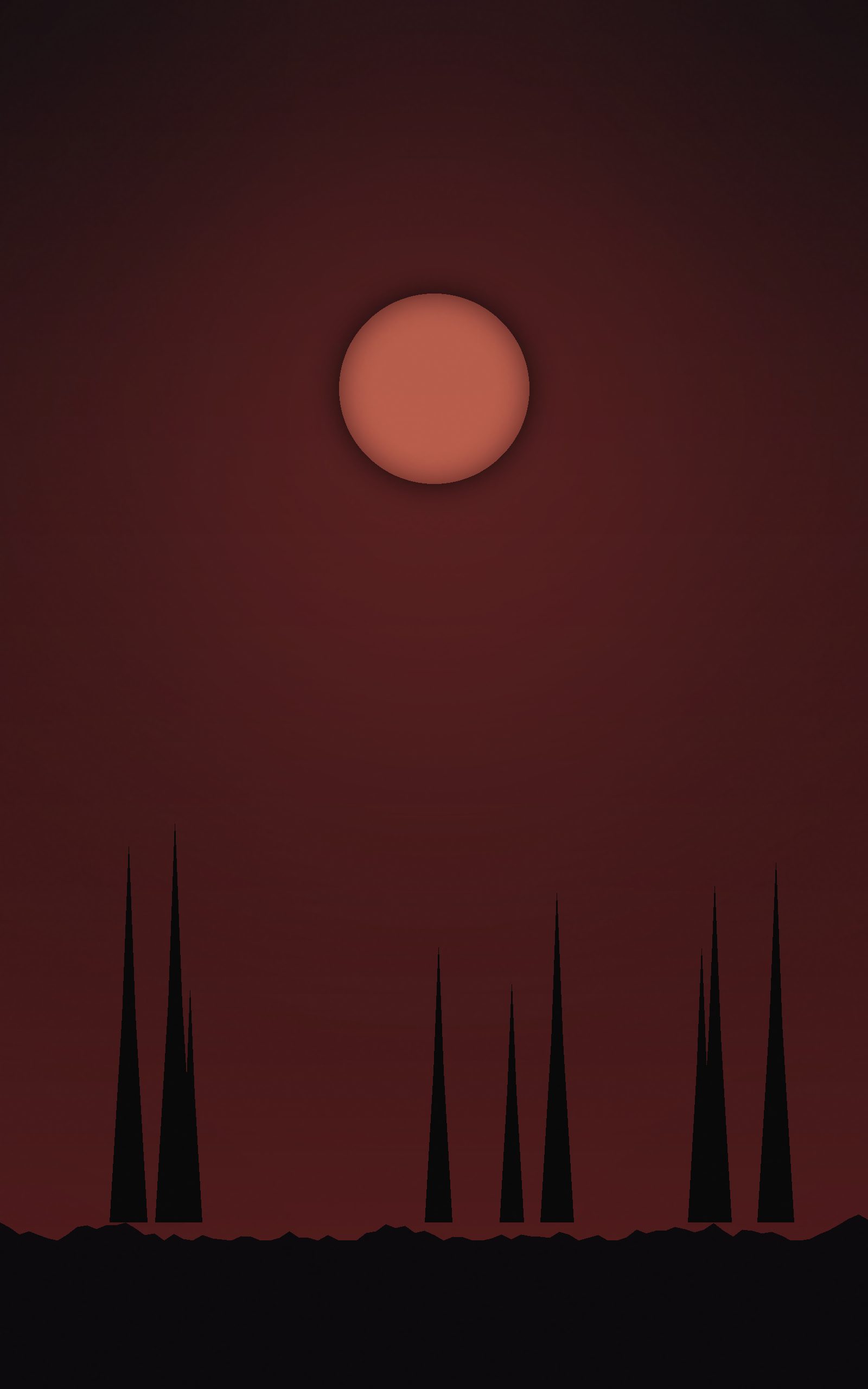 Horror book cover artwork sample, 1600 by 2560 pixels